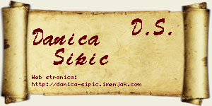 Danica Šipić vizit kartica